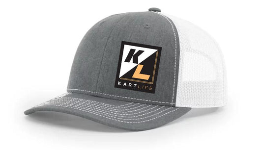 Kart Life - Grey/White Snapback Hat